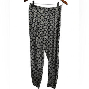 5/20$ Forever21 navy blue boho  patterned pants size small
